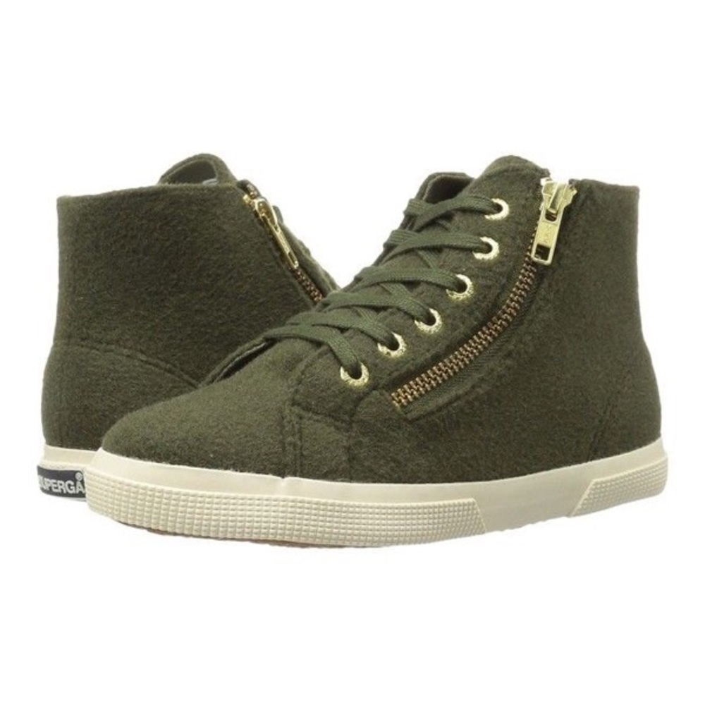 NEW // Superga 2224 Polywoolw High Top Sneakers